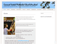 Tablet Screenshot of covenantpreschoolaustin.com